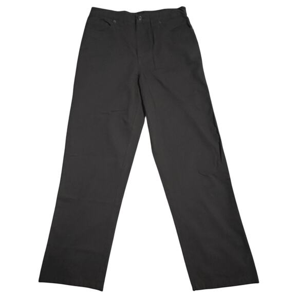 Abound Dark Grey Sturdy Cotton Pants Women’s 10 Straight Leg Workwear - Picture 1 of 8